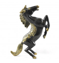 Large Prancing Horse Statue in Solid Bronze 35cm