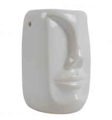 Brule profumo / supporto di candela "Coliseo" in ceramica bianca