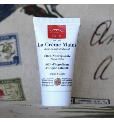 La Crème Mains BIO - Comptoir des Huiles