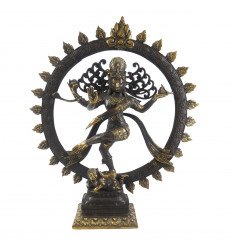 Statuette Shiva Nataraja bronze H35cm. Asian crafts.