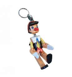 Porte-clé Pinocchio coloré
