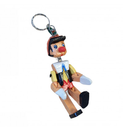 Colorful Pinocchio keyring