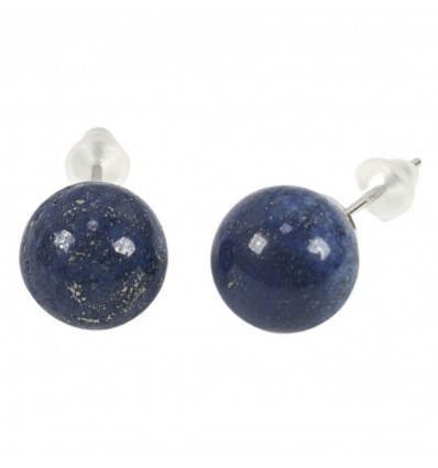 Boucles d'oreilles - Clous en Lapis Lazuli