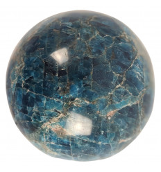 Sphère Apatite bleue de Madagascar. Pièce Unique pour Collectionneur.