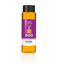 Recharge de parfum Ambre Suprême - Goa 250ml + 1 pack rotin 10 brins