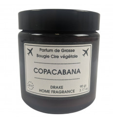 Bougie Parfumée Cire Végétale Copacabana Fruits Exotiques Rose Boisée