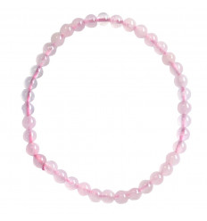 Pink Quartz bracelet - 6mm balls
