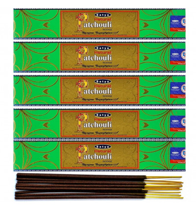 Incense, Natural Patchouli. Lot of 60 sticks brand Satya Sai Baba