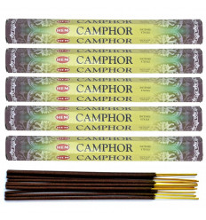 Lot 100 bâtonnets d'encens indien naturel Camphre (Camphor) HEM