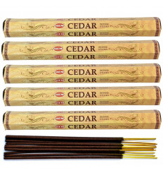 Incense fragrance Cedar. Lot of 100 sticks brand HEM
