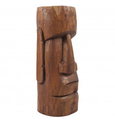 Statua Moai 20cm in legno Suar