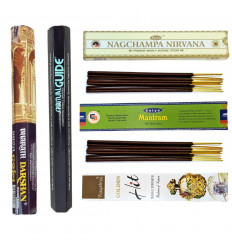 Assortment "Discovery of Indian Incense" - 5 exceptional brands