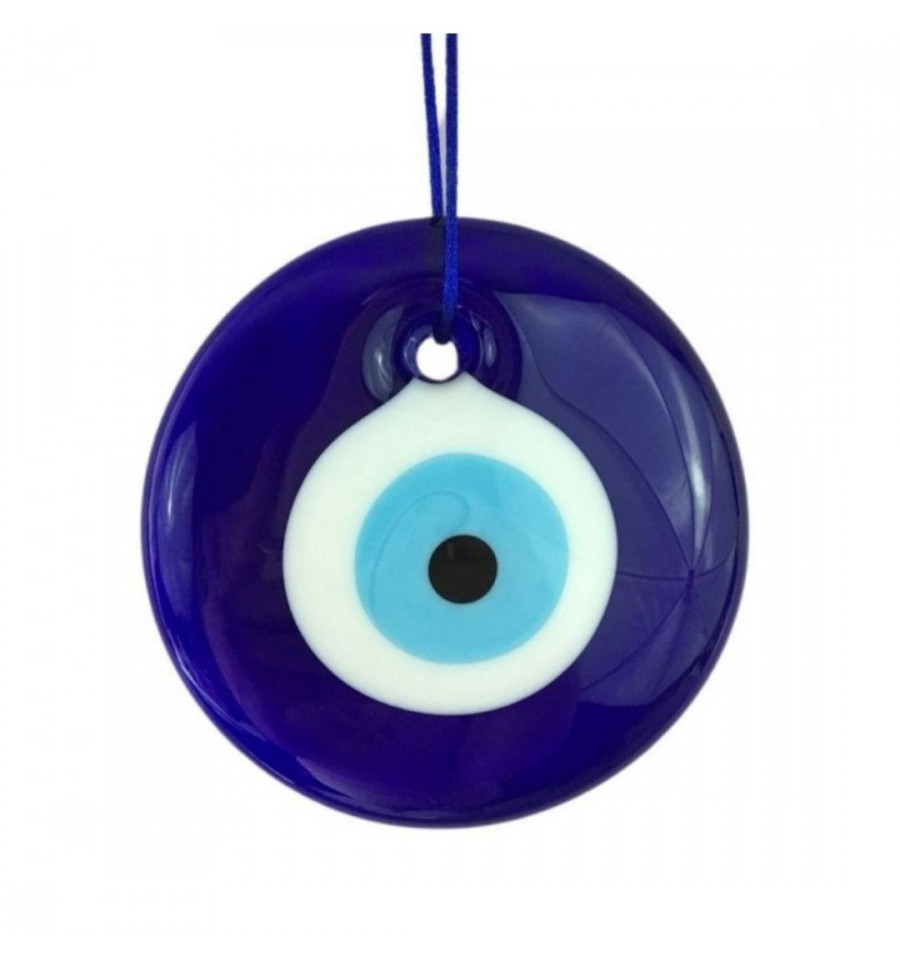 Occhio turco Lucky Charm vetro nazar boncuk Talisman occhio blu 4cm
