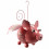 Photophore Flying Pig 15cm in Metal to hang