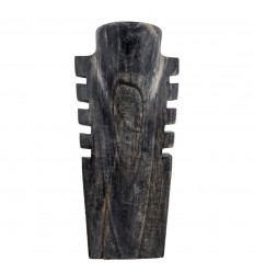 Destocking! Espositore con collane dentellate in finitura legno "vintage black" 30cm
