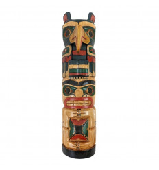 Indian Wall Totem 50cm Native American Decoration in Wood