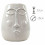 Vase or Buddha Face Pot Cover in Artisanal Ceramic