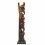 Totem indiano in posa 30cm in legno, decorazione nativa americana Far Wes