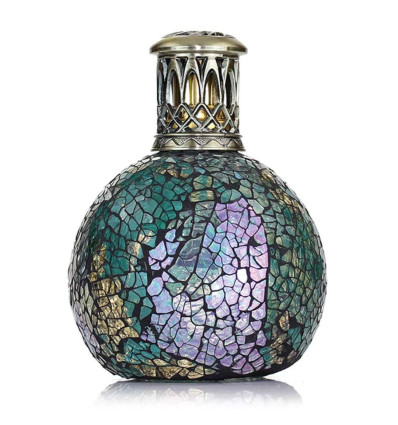 Lampe à catalyse "Peacock Feather" Ashleigh & Burwood - Petit modèle en mosaïque de verre