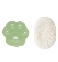Green Tea Jelly Soap + konjac sponge - Sun & Sia