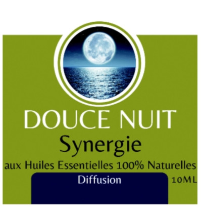 Synergie d'Huiles Essentielles Douce Nuit - flacon en verre - 10 ml DOUCE  NUIT