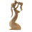 Great statue gift birth mom baby h50cm wood-carving.
