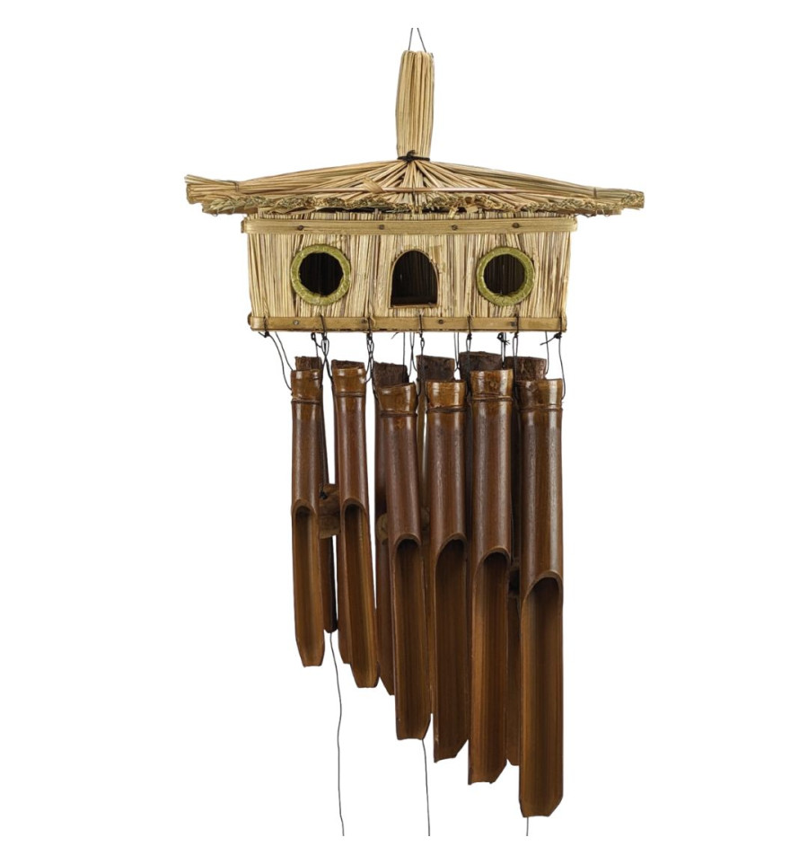Extérieur bambou vent carillons cour Antique incro – Grandado
