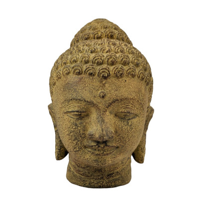 Testa di Buddha in pietra 30cm