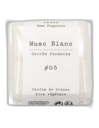 Pastilles de cire parfumée, senteur "Musc Blanc" par Drake