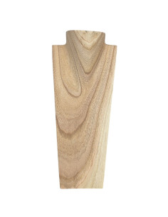 - Bust Display necklaces in solid wood gross H35cm