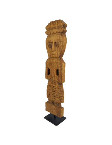 Statue traditionnelle Villageoise du Timor 45cm