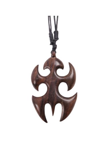 Koh Lanta Necklace Wooden Totem Pendant