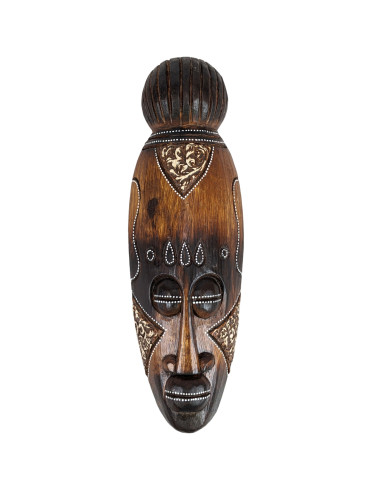 Maschera africana in legno 30cm Decorazione etnica africana.