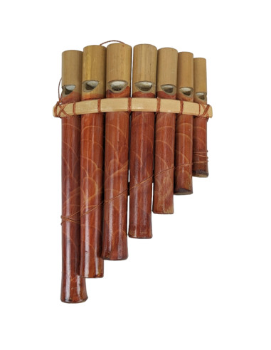 Bamboo Pan Flute - 7 tubes