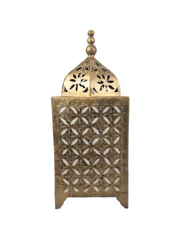 Lanterne Marocaine 40cm en métal doré