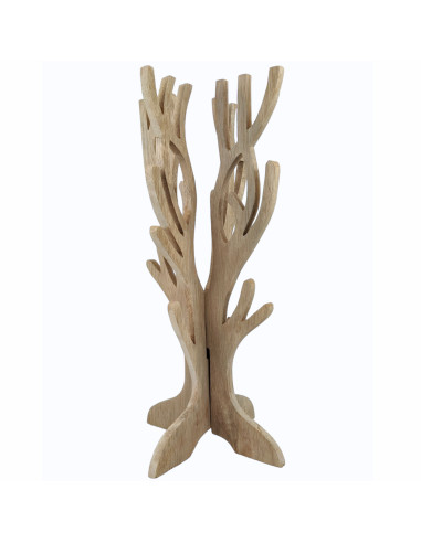 Jewelry tree for necklaces, bracelets, watches, solid wood gross