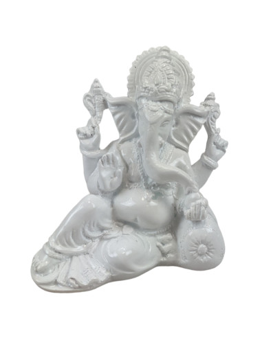 Statuette Ganesh allongé en résine laqueé 12cm