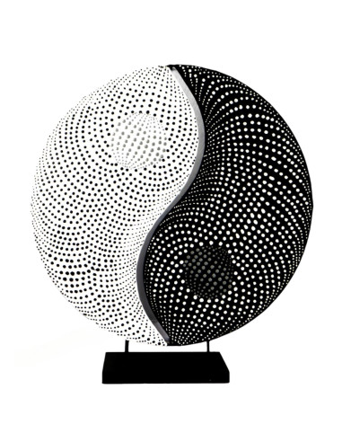 Lampe de salon "Yin Yang" ⌀40cm Décoration Zen