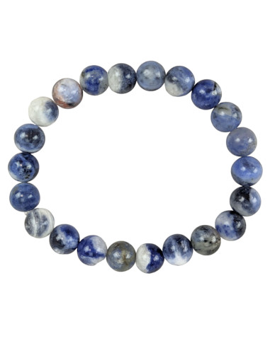 Bracelet Sodalite naturelle - boules 8mm