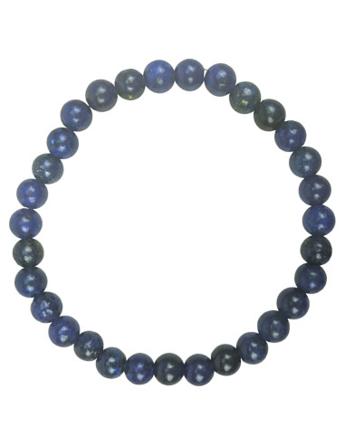 Bracciale Lapislazzuli - Palline 6mm