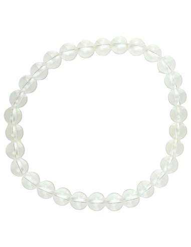 Rock Crystal Bracelet - 6mm Balls