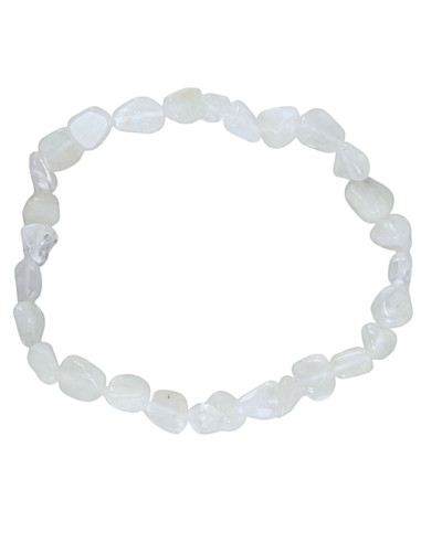 Bracciale AAA Moonstone - mini pietre burattate