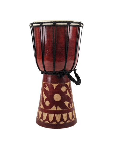 Djembe etnico inciso 30 cm