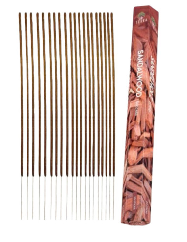 Sandalwood Charcoal Free Incense 20 Sticks | Terra