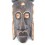 Maschera africana 50cm decorate con la Tartaruga in sabbia e conchiglie Cowries